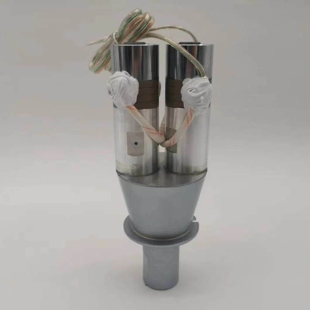 Maske Makinesi Kulak Döngüsü Kaynağı ve Plastik Kaynak için Güçlendiricili 20K 2600W 4000W Ultrasonik Dönüştürücü