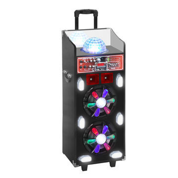 Bluetooth portable speaker with USB/SD/FM/EQ/12Ah battery with ball light