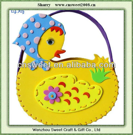 2015 new style EVA handmade bag/kids DIY handbag