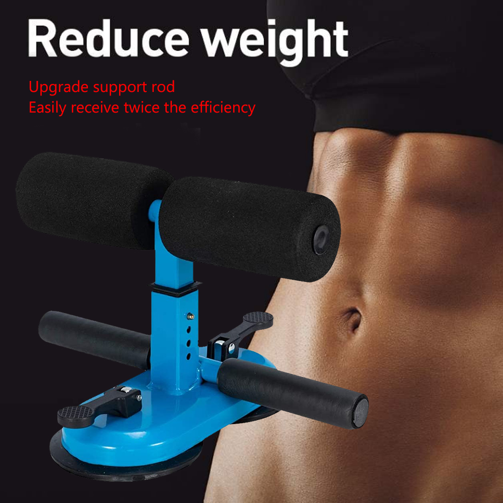 Sit Up Bar Dual Suction Cup Sit-ups Floor Bar Assistant Device Ankle Support Abdominal Exercise Lose Weight Fitness Equipment