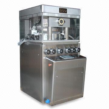 High-speed Rotary Tablet Press Machine with Chrome-plated Turret Surface and Overload Protection