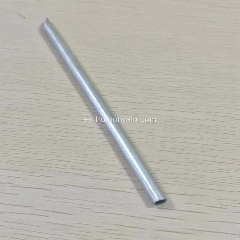 Tubo capilar de aluminio anodizado de pared delgada