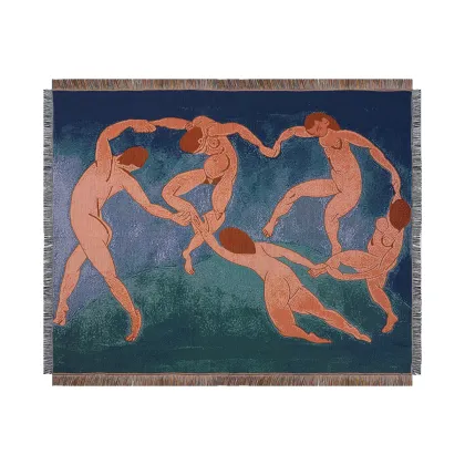 Matisse Dance Woven Jacquard Tapestry Blanket