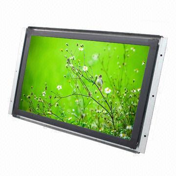 22-inch Open Frame Video Gaming SAW Touch LED Monitor with VGA and DVI Input