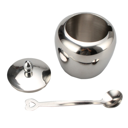 Sugar Container Stainless Steel Sugar Bowl