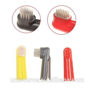 wholesale Animal Tooth Cleaning brush dog/cat Pet Finger Toothbrush
