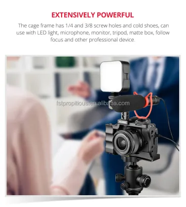 YELANGU C14 Camera Cage for Canon M50 Mirrorless Camera