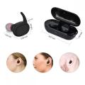 TWS bluetooth earbud earphone nirkabel dengan Mic