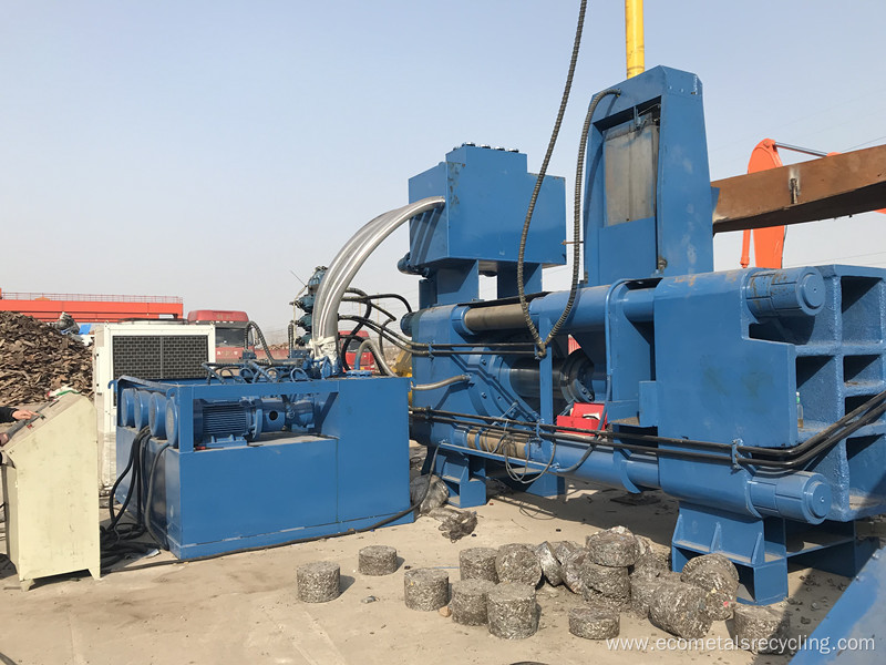 1000ton Horizontal Steel Crumbles Briquetting Press Machine