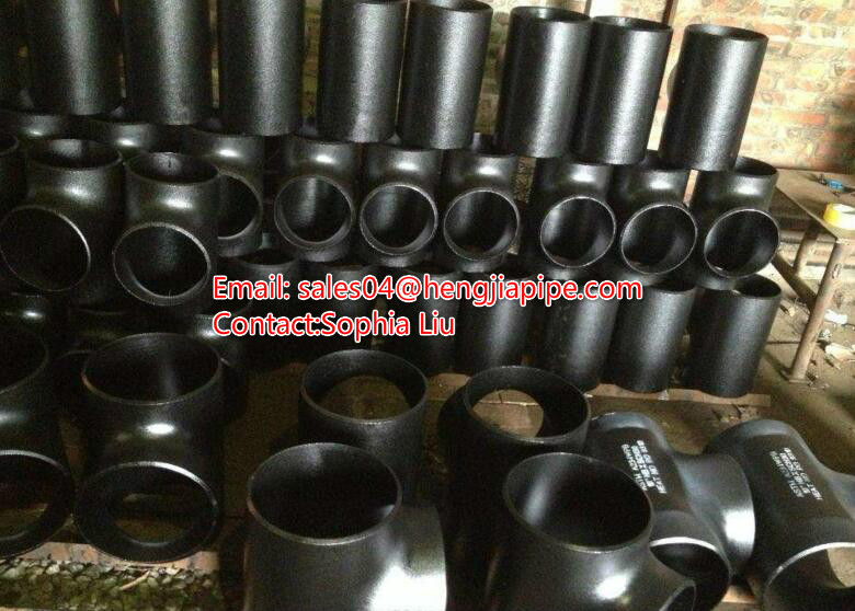 seamless pipe tee black steel