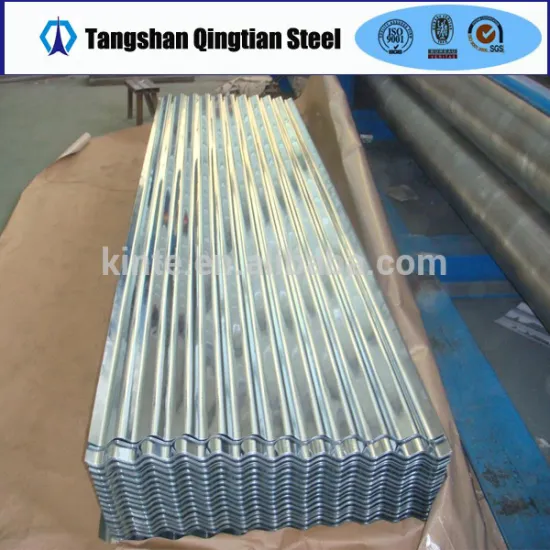 Galvanized corrugated sheet/roofing steel sheet ASTM DIN JIS GB standard used in construction