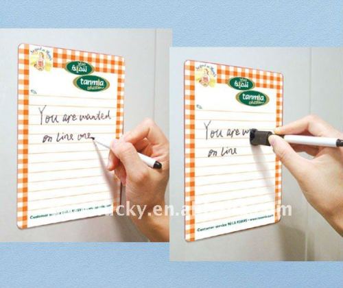 Hot sale promotion gift Magnetic message Board with pen