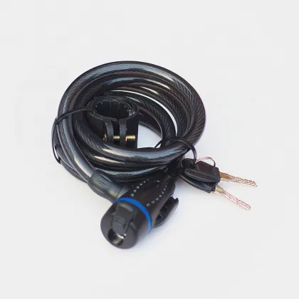 Bicycle Lock Safety: Steel Material Lock with Key