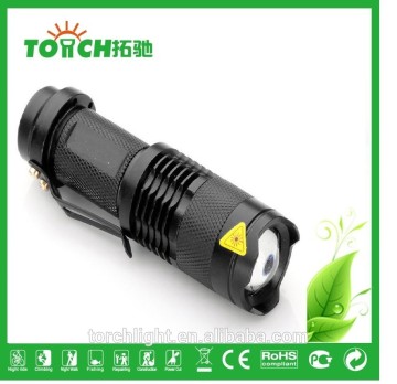 mini led flahslight zoomable flashlight waterproof AA battery cheap falshlight