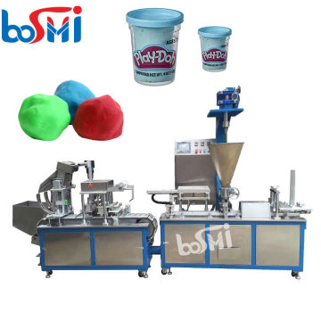 Play Dough Packing Machine: Extruding, Filling, Capping & Packing System