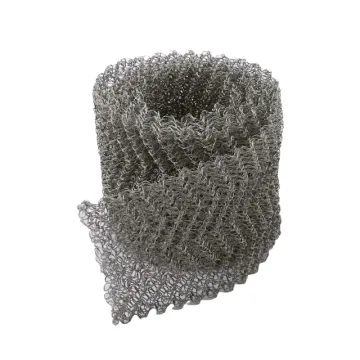 stainless steel knitted wire mesh for demister pad gas liquid separator