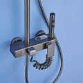 Wall Mounted High Pressure Waterfall Bathroom Shower Set