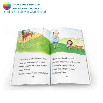 offset printing kids reading book