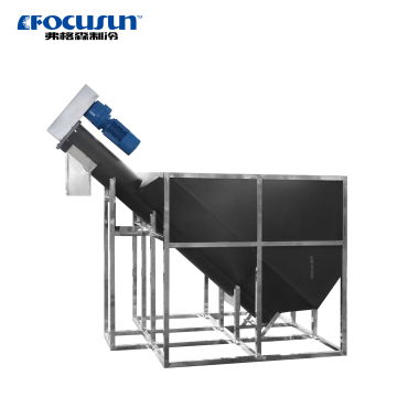 FOCUSUN Factory Price SUS304 Ice Screw Conveyor with Ice Hopper