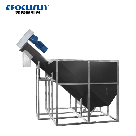 FOCUSUN Factory Price SUS304 Ice Screw Conveyor with Ice Hopper