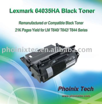 Toner Cartridge for Lexmark T640/T642/T644