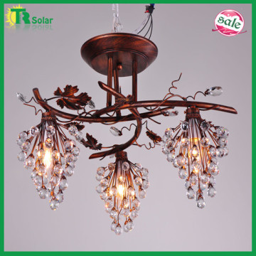 3 lighting K9 Crystal Grape the lamp body restoring ancient ways with grape type for living room & dinner room.etc