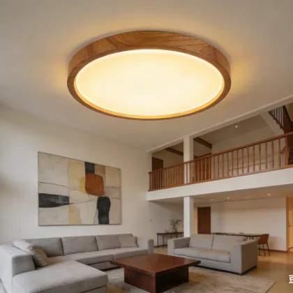 Warm home ceiling lighting