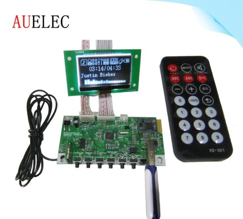 Bluetooth USB / FM / big LCD IR / remote / TF mini card in mp3 module