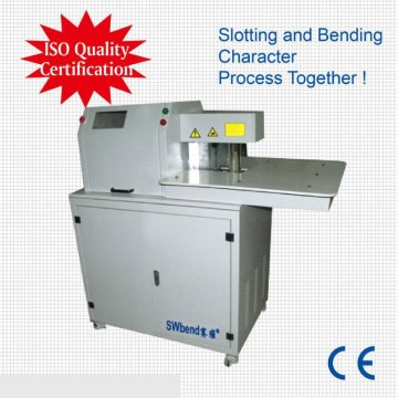 Galvanized Channel Letter Bending Machine For Aluminium Extrusion Ac220v 50hz 1.7kw 0.7mpa
