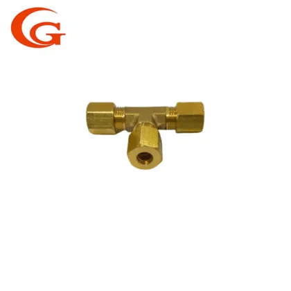 Brass Tee Fittings for Pipeline Systems