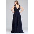 2 styles Royal Blue Mother Of The Bride Dresses Plus size A-line Chiffon Lace Long Elegant Groom Mother Dresses Wedding