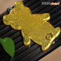 Roket Keychain Cartoon Bear Bearing Reflektif