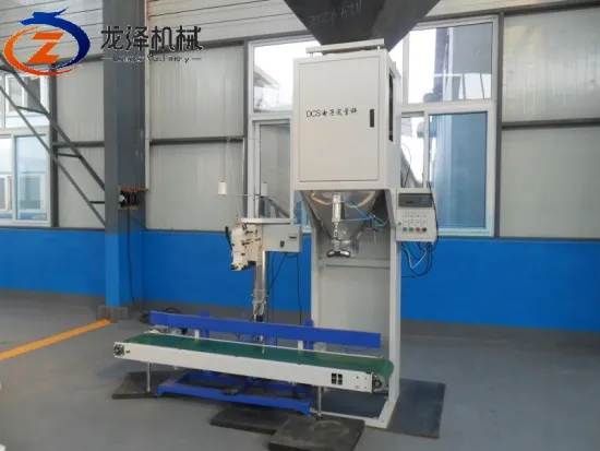 Wood pellet packaging machine for packing pellet bagging machine