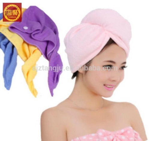 all kinds of colors microfiber turban towel factory in China