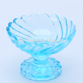 bol à dessert décoratif en verre coloré