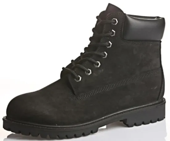 Navy nubuck leather PU/rubber outsole  boot