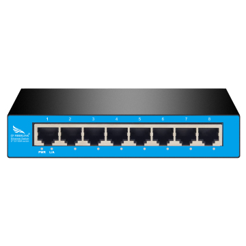 البيع الساخن 8-منفذ الأسود Ethernet Switch RJ45 10/100M مع جودة مستقرة وسعر تنافسي