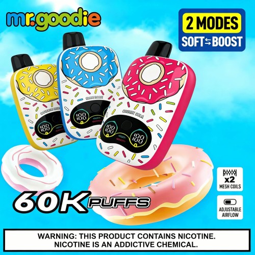 Mr.Goodie 60k sedutan Donut Vape pakai buang
