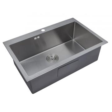 I-drop Sa Topmount Hindi Kinakalawang Na Asero Mga Sink na Ginawa ng kamay