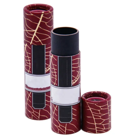 Paper tube packaging solid incense stick push tube