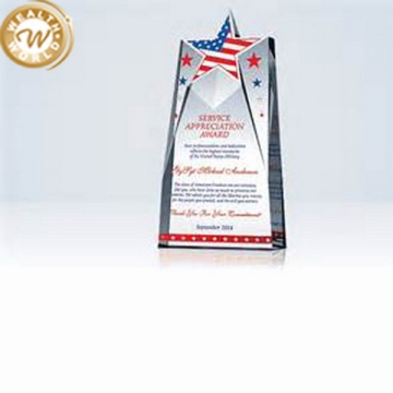 Fashionable hot sell 2016 new crystal trophy glass
