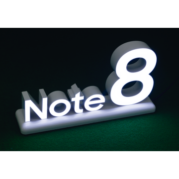 Countertop 3D letter light sign