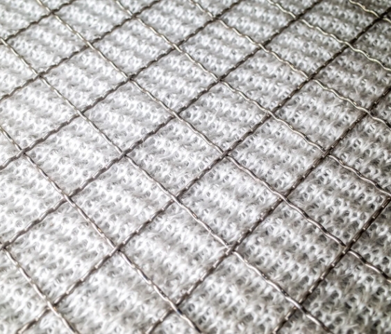 Metallic Fat Separator Oil Filter Cartridge Condensation with Knitted Wire Mesh