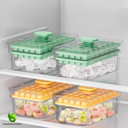 One-Button Ice Cube Maker for Easy Handling