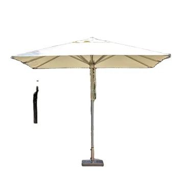 Aluminum Pole Outdoor Garden Swimming Pool Parasol