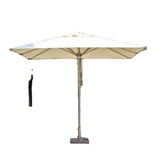 Aluminum Pole Outdoor Garden Swimming Pool Parasol
