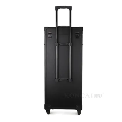 Makeup Kits Makeup Boxes Black Makeup Case Jy02 Double Layer Cosmetic Bag