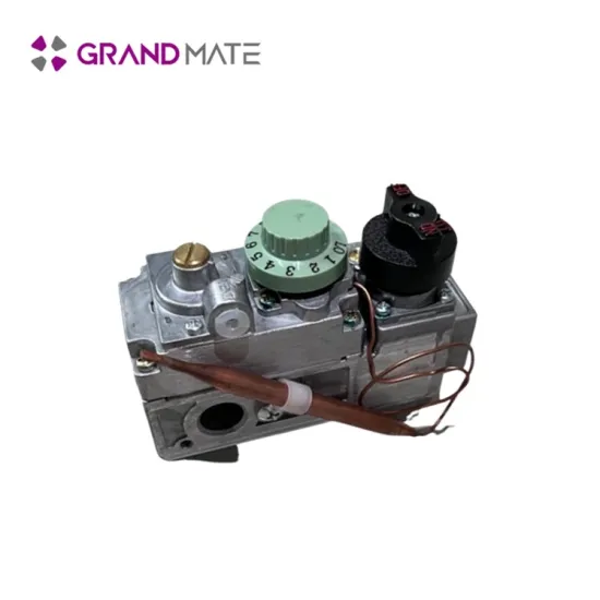 Natural gas fryer thermostat control valve