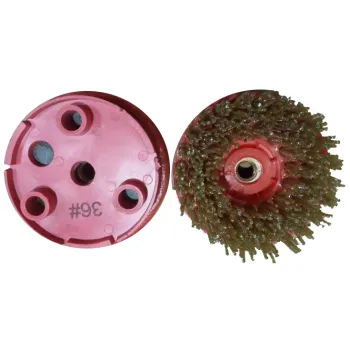 4 Inch 110mm Diamond Polishing Brush for KLIndex Machine - Granite & Marble Abrasive Brush