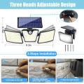 Solar 3 Head Wall Light